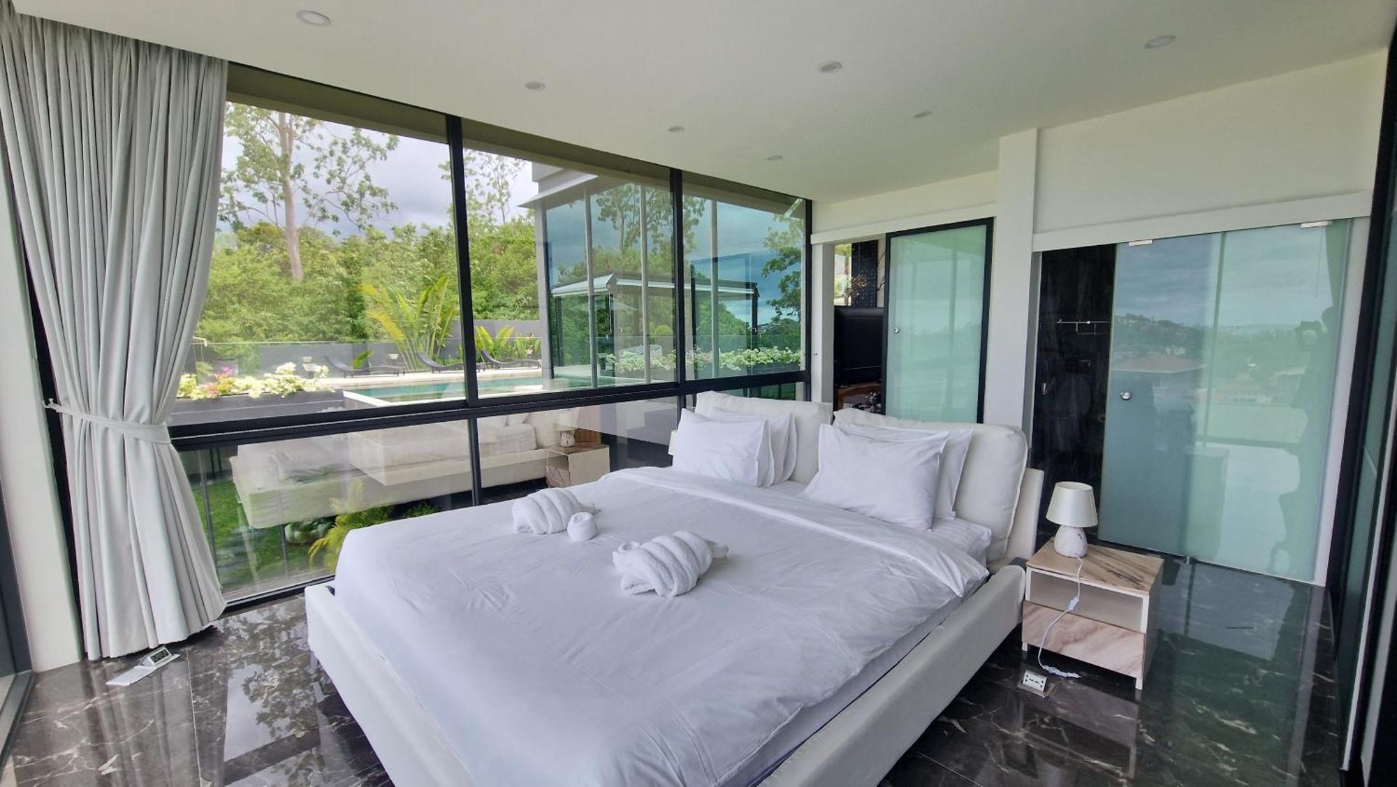 Villa Obsidian, With Staff, Sea View And Walk To Choeng Mon Beach Zewnętrze zdjęcie